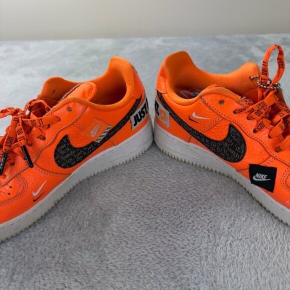 Nike Air Force 1 Just Do It Bright Orange Men’s Sneakers Size 8 US - AR7719-800 - Picture 14 of 16